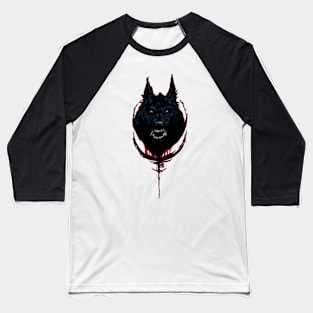 Lunar Eclipse Werewolf Baseball T-Shirt